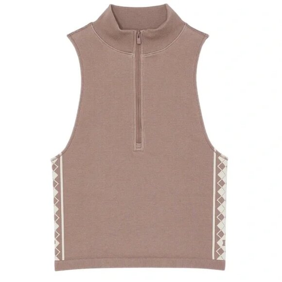 PINK Victoria's Secret Winter Seamless Half-Zip Tank - Picture 1 of 6